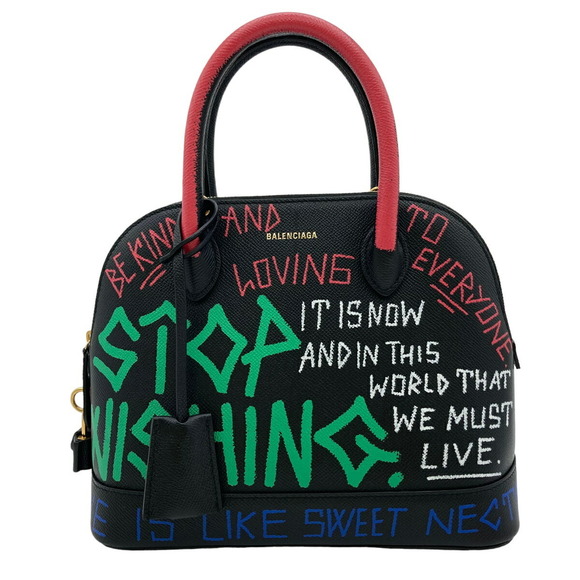 Balenciaga Graffiti 2WAY Leather Handbag - Picture 1 of 10